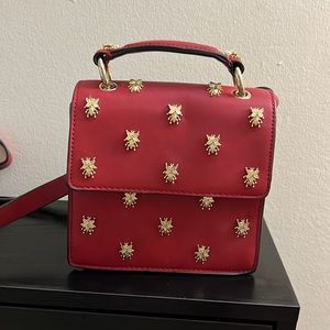 Zara Mini Satchel in Red